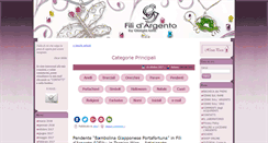 Desktop Screenshot of filidargento.com